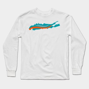 Waves on Long Island Long Sleeve T-Shirt